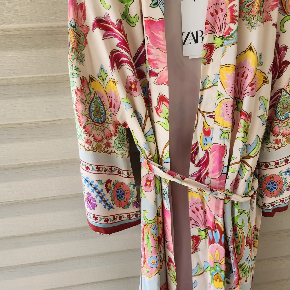 Zara Multicolor Maxi Dress - Picture 8 of 16
